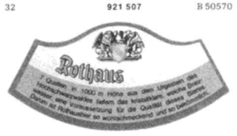 Rothaus Logo (DPMA, 21.03.1973)