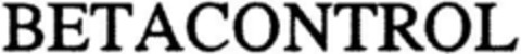 BETACONTROL Logo (DPMA, 25.07.1992)