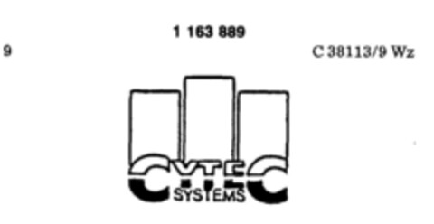 CYTEC SYSTEMS Logo (DPMA, 09/16/1988)