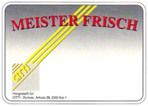 MEISTER FRISCH Logo (DPMA, 02.06.1992)