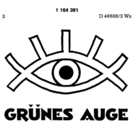 GRÜNES AUGE Logo (DPMA, 19.06.1989)