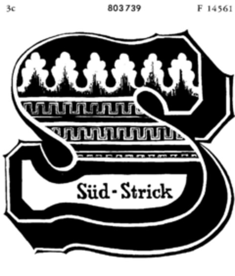 Süd-Strick Logo (DPMA, 23.01.1964)