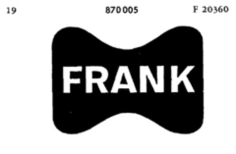 FRANK Logo (DPMA, 23.01.1969)