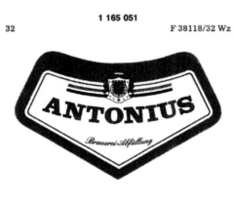 ANTONIUS Logo (DPMA, 21.11.1989)