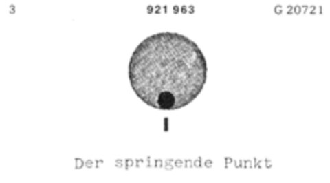 Der springende Punkt Logo (DPMA, 30.06.1971)