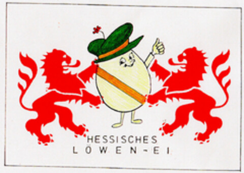 HESSISCHES LÖWEN-EI Logo (DPMA, 04.06.1985)