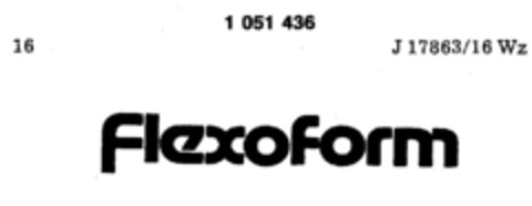 Flexoform Logo (DPMA, 10/15/1982)