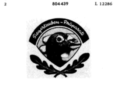 Siegertauben-Präparate Logo (DPMA, 21.05.1964)