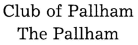 Club of Pallham The Pallham Logo (DPMA, 01.02.1989)