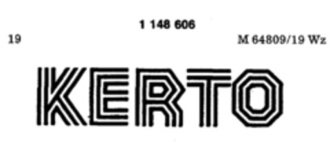 KERTO Logo (DPMA, 03/31/1989)