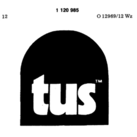 tus TM Logo (DPMA, 06.07.1987)