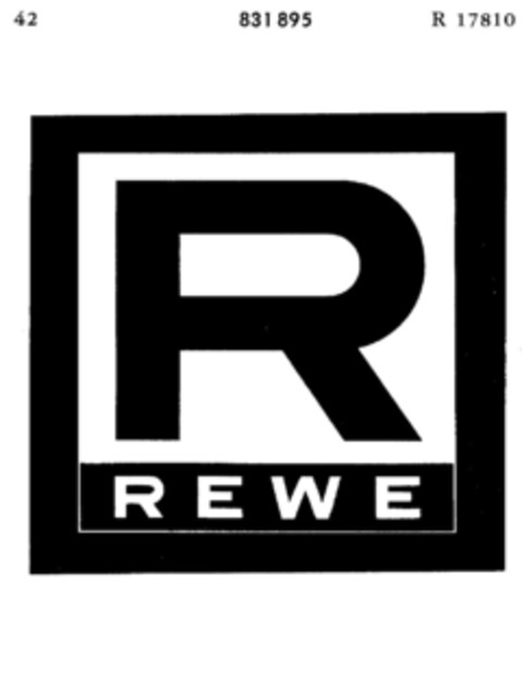 R REWE Logo (DPMA, 08/30/1963)