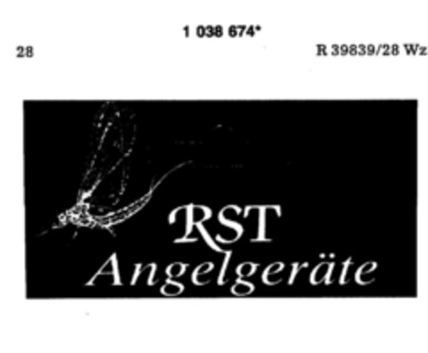 RST Angelgeräte Logo (DPMA, 31.03.1982)