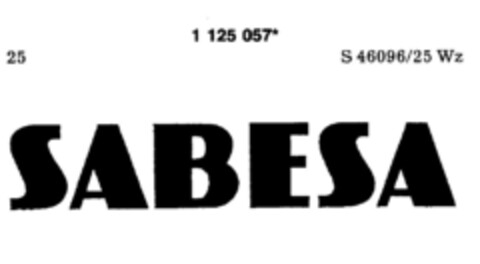 SABESA Logo (DPMA, 30.01.1988)