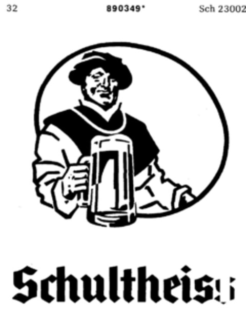 Schultheiss Logo (DPMA, 03.09.1971)