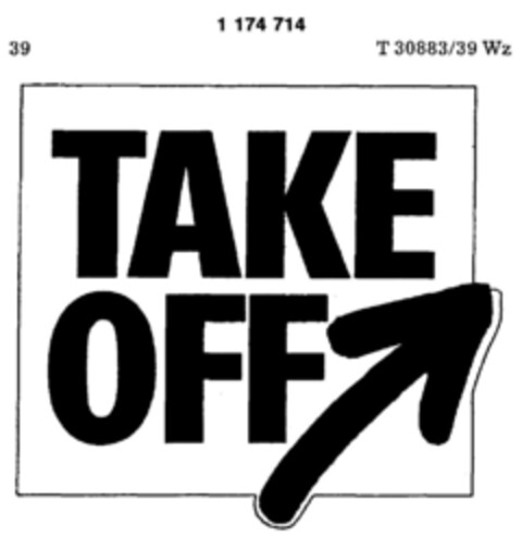 TAKE OFF Logo (DPMA, 10.09.1990)