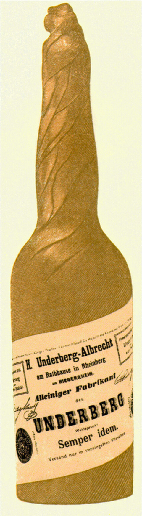 Underberg Logo (DPMA, 12.11.1917)