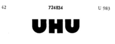 UHU Logo (DPMA, 23.09.1955)
