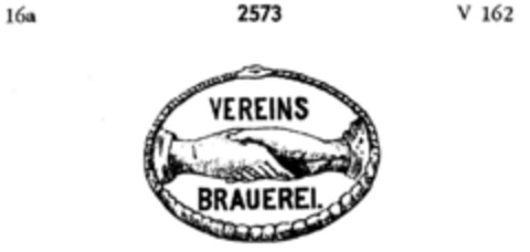 VEREINS BRAUEREI. Logo (DPMA, 03/13/1877)