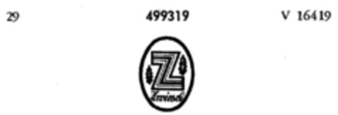 Zwiesel Logo (DPMA, 02.10.1937)