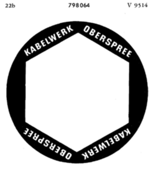 KABELWERK OBERSPREE Logo (DPMA, 11/29/1963)