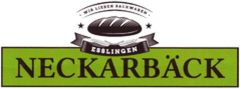· WIR LIEBEN BACKWAREN · ESSLINGEN NECKARBÄCK Logo (DPMA, 01.10.2014)