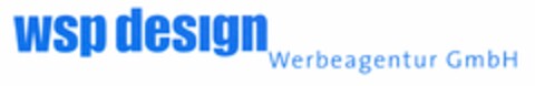 wsp design Werbeagentur GmbH Logo (DPMA, 03/10/2004)