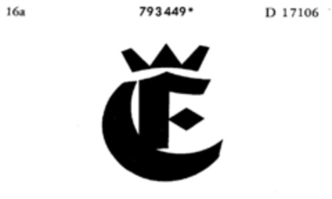 E Logo (DPMA, 04.06.1964)