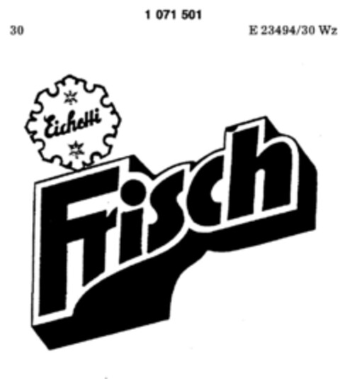 Eichetti Frisch Logo (DPMA, 18.03.1983)