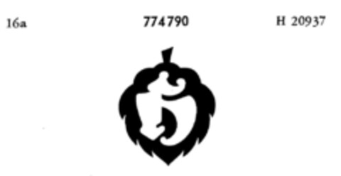 774790 Logo (DPMA, 29.01.1962)