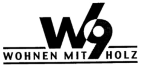W9 WOHNEN MIT HOLZ Logo (DPMA, 08/17/2001)