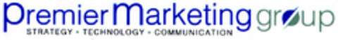 premier marketing group STRATEGY · TECHNOLOGY · COMMUNICATION Logo (DPMA, 27.08.2001)