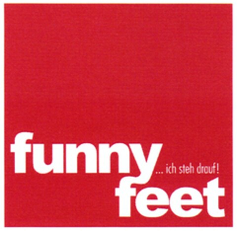 funny feet ... ich steh drauf! Logo (DPMA, 07/29/2008)