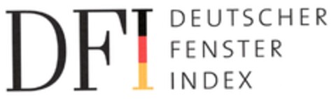 DFI DEUTSCHER FENSTER INDEX Logo (DPMA, 15.10.2008)