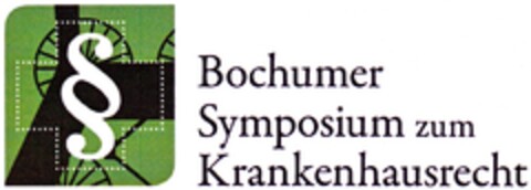 Bochumer Symposium zum Krankenhausrecht Logo (DPMA, 08/01/2013)