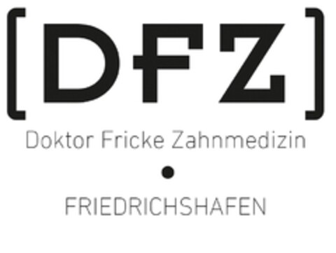 DFZ Doktor Fricke Zahnmedizin FRIEDRICHSHAFEN Logo (DPMA, 22.09.2015)