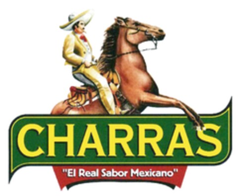 CHARRAS "El Real Sabor Mexicano" Logo (DPMA, 22.11.2017)