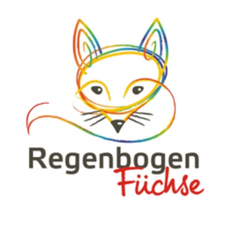 Regenbogen Füchse Logo (DPMA, 07.12.2017)