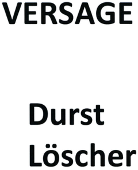 VERSAGE Durst Löscher Logo (DPMA, 06.10.2020)