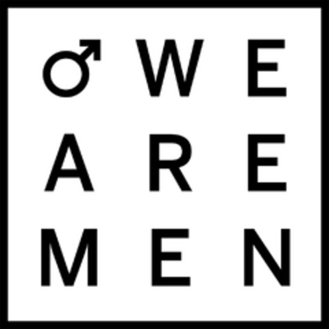 WE ARE MEN Logo (DPMA, 05.03.2021)