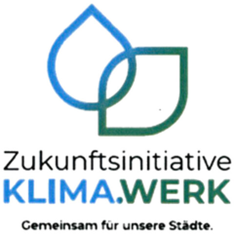 Zukunftsinitiative KLIMA.WERK Gemeinsam für unsere Städte Logo (DPMA, 21.12.2022)