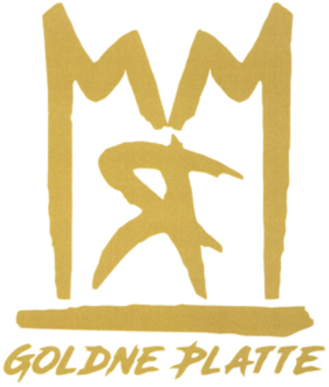 MR GOLDNE PLATTE Logo (DPMA, 07/14/2023)