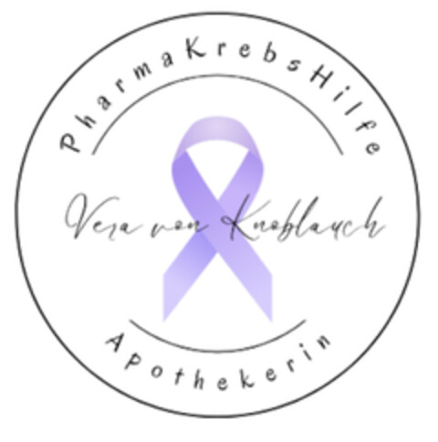 Pharma Krebs Hilfe Vera von Knoblauch Apothekerin Logo (DPMA, 01.03.2024)