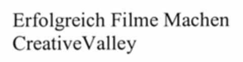 Erfolgreich Filme Machen Creative Valley Logo (DPMA, 12/05/2003)