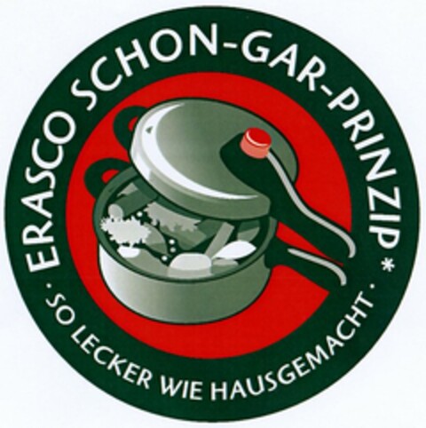 ERASCO SCHON-GAR-PRINZIP SO LECKER WIE HAUSGEMACHT Logo (DPMA, 21.02.2004)