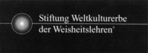 Stiftung Weltkulturerbe der Weisheitslehren Logo (DPMA, 16.12.2004)