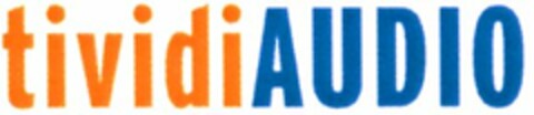 tividiAUDIO Logo (DPMA, 21.10.2005)