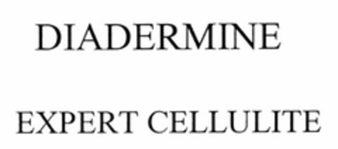 DIADERMINE EXPERT CELLULITE Logo (DPMA, 09.03.2006)