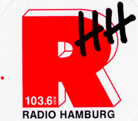 RADIO HAMBURG 103.6 Logo (DPMA, 01.01.1995)