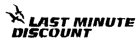 LAST MINUTE DISCOUNT Logo (DPMA, 12/24/1994)